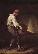 Jean Francois Millet Winnow the vale oil